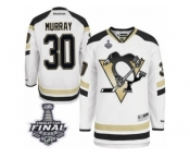Men's Reebok Pittsburgh Penguins #30 Matt Murray Authentic White 2014 Stadium Series 2017 Stanley Cup Final NHL Jersey