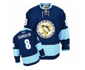 Men's Reebok Pittsburgh Penguins #8 Brian Dumoulin Premier Navy Blue Third Vintage NHL Jersey