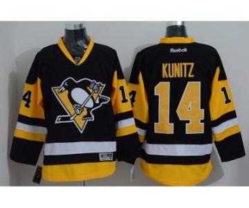 NHL Pittsburgh Penguins #14 Chris Kunitz Black Throwback jerseys