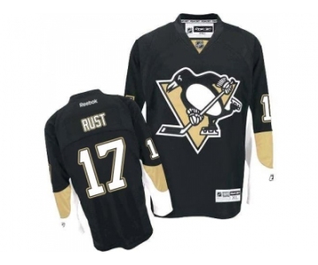 Pittsburgh Penguins #17 Bryan Rust Black Home Stitched NHL Jersey