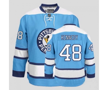 nhl pittsburgh penguins #48 kennedy blue