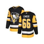 Youth Adidas Pittsburgh Penguins #66 Mario Lemieux Black Home Authentic Stitched NHL Jersey