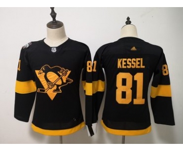 Penguins #81 Evgeni Kessel Black Women 2019 NHL Stadium Series Adidas Jersey