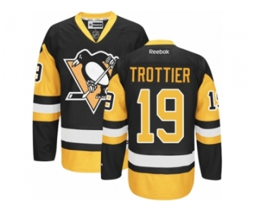 Women's Reebok Pittsburgh Penguins #19 Bryan Trottier Premier Black Gold Third NHL Jersey