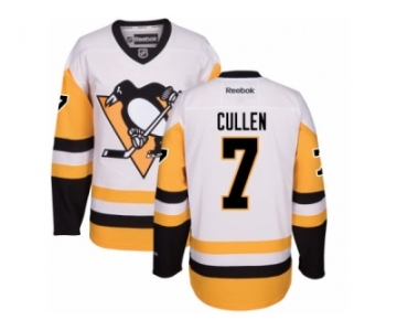 Women's Reebok Pittsburgh Penguins #7 Matt Cullen Premier White Away NHL Jersey