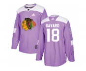 Men Adidas Chicago Blackhawks #18 Denis Savard Purple Authentic Fights Cancer Stitched NHL Jersey Men Adidas Chicago Blackhawks #18 Denis Savard Purple Authentic Fights Cancer Stitched NHL Jersey