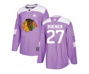 Men Adidas Chicago Blackhawks #27 Jeremy Roenick Purple Authentic Fights Cancer Stitched NHL Jersey Men Adidas Chicago Blackhawks #27 Jeremy Roenick Purple Authentic Fights Cancer Stitched NHL Jersey