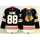 Men's Chicago Blackhawks #88 Patrick Kane Black Stitched Hockey Jersey Men's Chicago Blackhawks #88 Patrick Kane Black Stitched Hockey Jersey