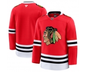 Men's Chicago Blackhawks Blank Red 2024-25 Home Stitched Hockey Jersey