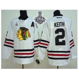 NHL Chicago Blackhawks #2 Duncan Keith White 2015 Winter Classic 2015 Stanley Cup Stitched Jerseys