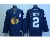 NHL Chicago Blackhawks #2 Duncan Keith blue Jerseys(Denim) NHL Chicago Blackhawks #2 Duncan Keith blue Jerseys(Denim)