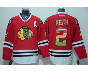 NHL Chicago Blackhawks #2 keith Printing red jerseys NHL Chicago Blackhawks #2 keith Printing red jerseys