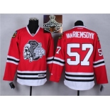 NHL Chicago Blackhawks #57 Van RIEMSDYK Red(White Skull) 2014 Stadium Series 2015 Stanley Cup Champions jerseys