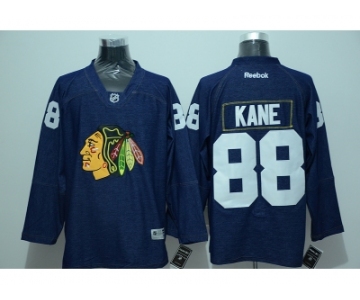 NHL Chicago Blackhawks #88 Patrick Kane blue Jerseys(Denim)