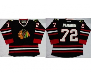 NHL Jersey Chicago Blackhawks #72 Artemi Panarin Black Stitched