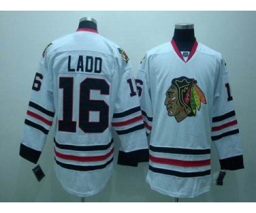nhl chicago blackhawks #16 ladd white