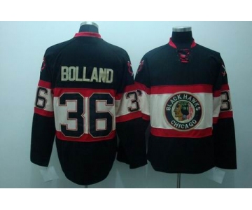 nhl chicago blackhawks #36 bolland black(third edition)