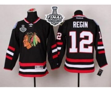 nhl jerseys chicago blackhawks #12 regin black 2014 Stadium Series[2015 stanley cup]