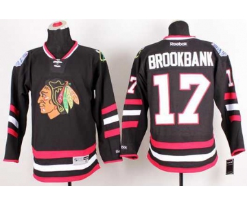 nhl jerseys chicago blackhawks #17 brookbank black[2014 new stadium]