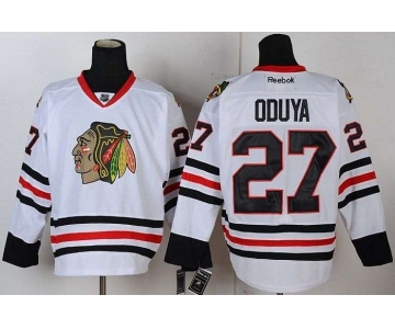nhl jerseys chicago blackhawks #27 oduya white[oduya]