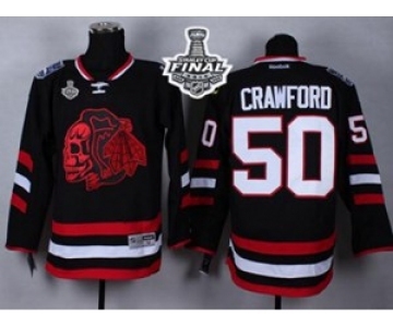 nhl jerseys chicago blackhawks #50 crawford black 2014 Stadium Series[2015 stanley cup]