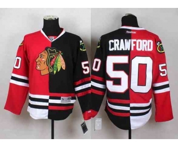 nhl jerseys chicago blackhawks #50 crawford black-red[split]