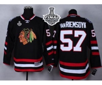 nhl jerseys chicago blackhawks #57 van riemsdyk black[2015 stanley cup]