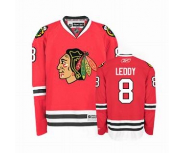 nhl jerseys chicago blackhawks #8 leddy red