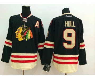nhl jerseys chicago blackhawks #9 hull black[2015 new classic]