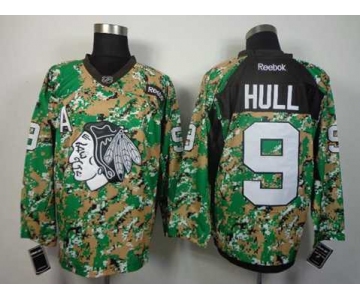 nhl jerseys chicago blackhawks #9 hull camo