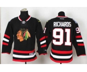 nhl jerseys chicago blackhawks #91 richards black