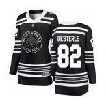 Women's Chicago Blackhawks #82 Jordan Oesterle Black 2019 Winter Classic Fanatics Branded Breakaway NHL Jersey