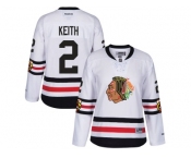 Women's Reebok Chicago Blackhawks #2 Duncan Keith 2017 Winter Classic White Stitched NHL Jersey