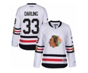 Women's Reebok Chicago Blackhawks #33 Scott Darling Authentic White 2017 Winter Classic NHL Jersey