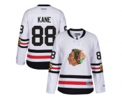 Women's Reebok Chicago Blackhawks #88 Patrick Kane 2017 Winter Classic White Stitched NHL Jersey