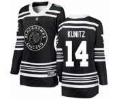 omen's Chicago Blackhawks #14 Chris Kunitz Black 2019 Winter Classic Fanatics Branded Breakaway NHL Jersey