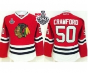 women nhl jerseys chicago blackhawks #50 crawford red[2015 stanley cup]