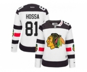 women nhl jerseys chicago blackhawks #81 hossa white[2016 stadium]