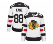 women nhl jerseys chicago blackhawks #88 kane white[2016 stadium]