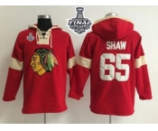 NHL Chicago Blackhawks #65 Andrew Shaw Red 2015 Stanley Cup Pullover Jerseys