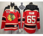 NHL Chicago Blackhawks #65 Andrew Shaw Red Sawyer Hooded Sweatshirt 2015 Stanley Cup Stitched Jerseys