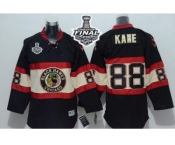 NHL Youth Blackhawks #88 Patrick Kane Black New Third 2015 Stanley Cup Stitched Jerseys