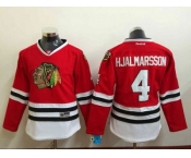 NHL Youth Chicago Blackhawks #4 Niklas Hjalmarsson Red Stitched jerseys