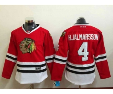NHL Youth Chicago Blackhawks #4 Niklas Hjalmarsson Red Stitched jerseys