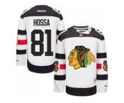 Youth Chicago Blackhawks #81 Marian Hossa White 2016 Stadium Series Stitched NHL Jersey