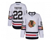 Youth Reebok Chicago Blackhawks #22 Jordin Tootoo Authentic White 2017 Winter Classic NHL Jersey