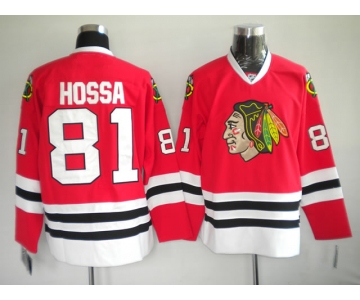 youth nhl  chicago blackhawks #81 hossa red