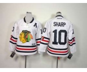 youth nhl jerseys chicago blackhawks #10 sharp white[2015 winter classic]