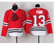 youth nhl jerseys chicago blackhawks #13 punk red[the skeleton head][punk]