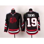 youth nhl jerseys chicago blackhawks #19 toews black[2014 Stadium Series][the skeleton head]